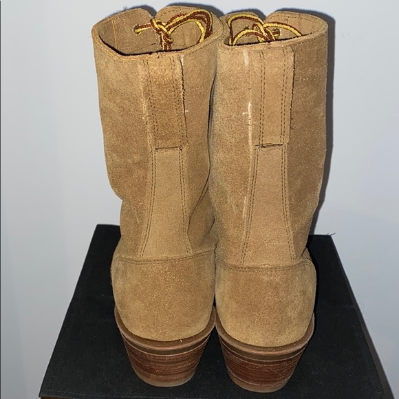 Unisex Camel Suede Mid Calf - Picture 6 of 9